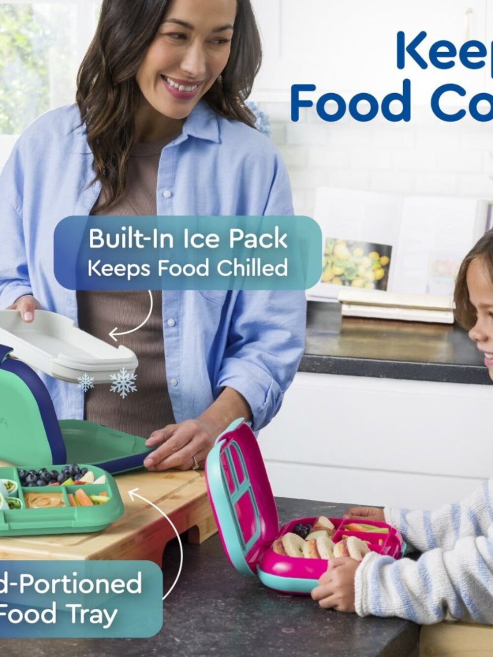BPA-FREE!!!   Bentgo Chill Lunch Box - Picture 3 of 5